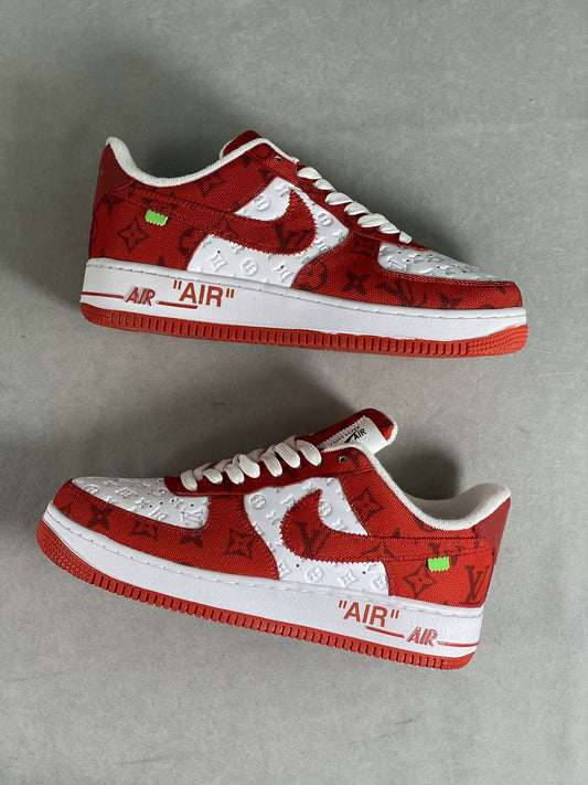 Nike Air Force 1 x Louis Vuitton x Off-White "Red/White"
